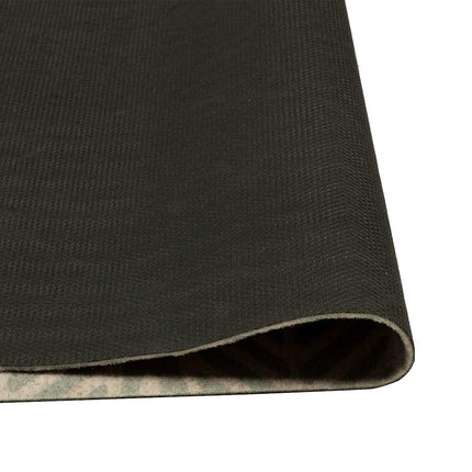 køkkentæppe 60x180 cm bladdesign vaskbart velour