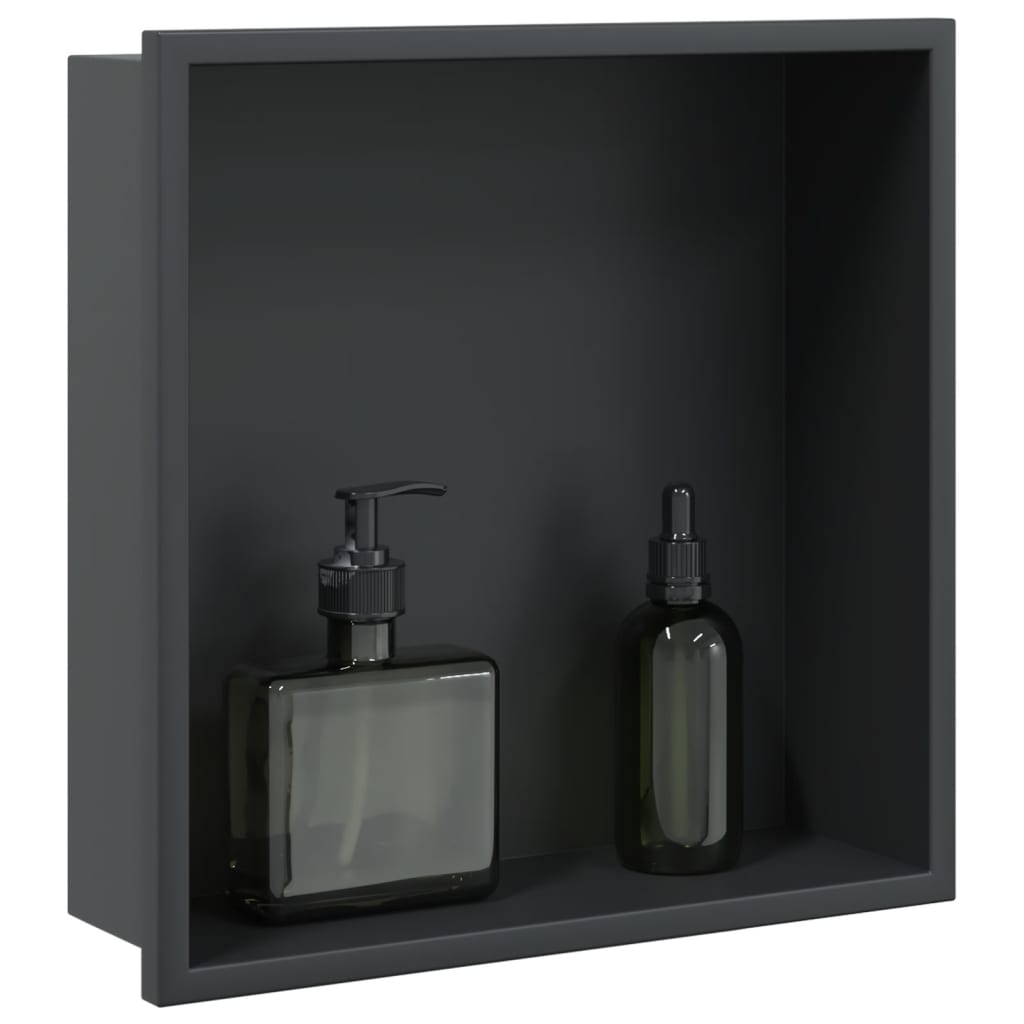 brusehylde 32x32x9 cm rustfrit stil matsort