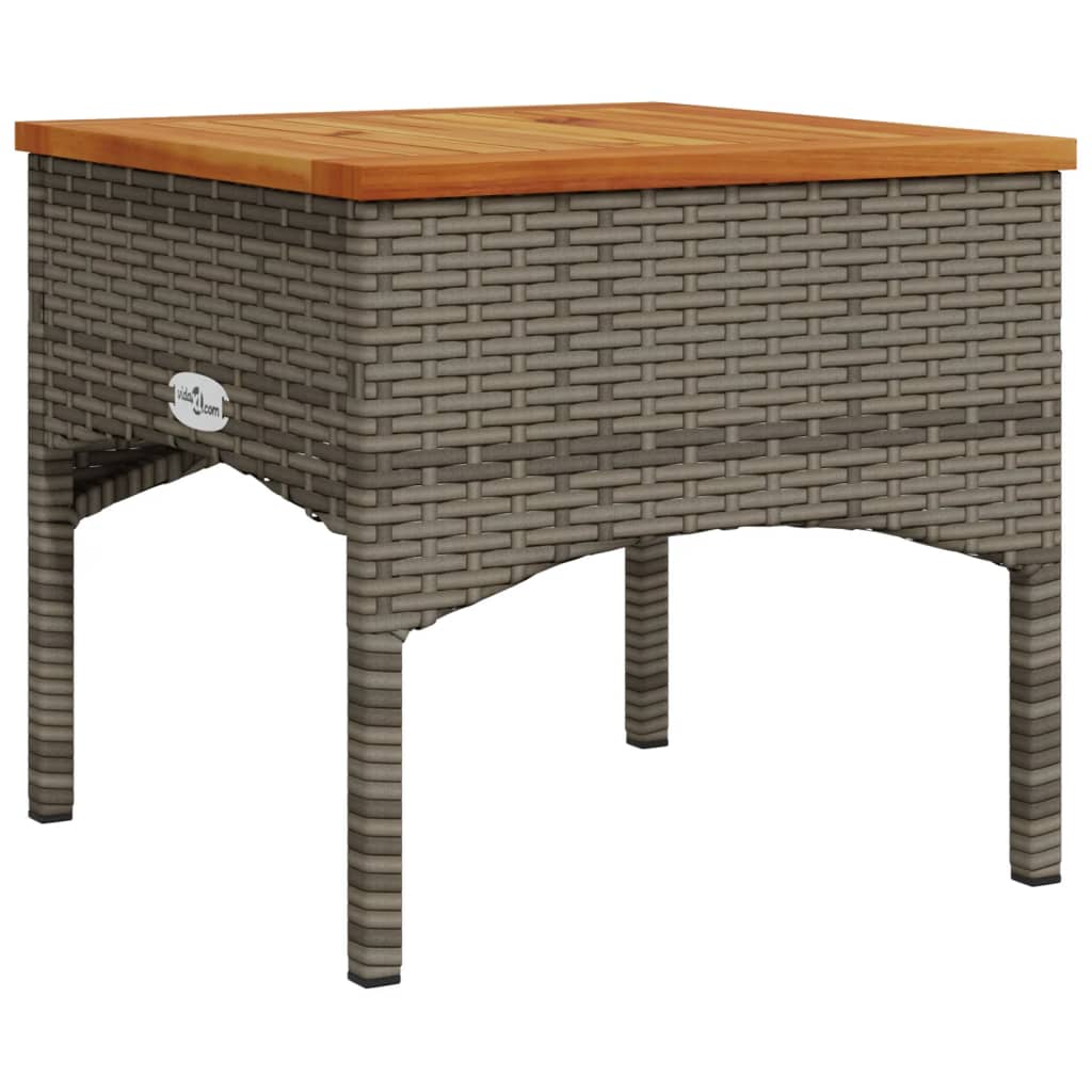 havesofasæt 3 dele med hynder polyrattan grå