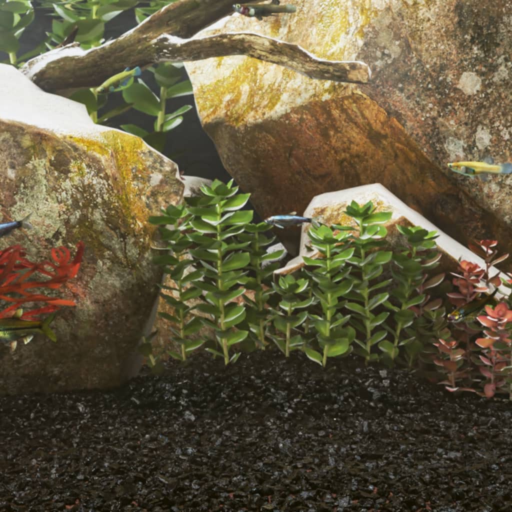 akvariesand 25 kg 0,2-2 mm sort billede