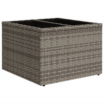 sofasæt til haven 9 dele med hynder polyrattan grå