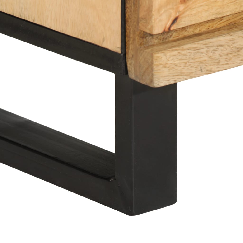 skænke 3 stk. 60x34x75 cm massivt ru mangotræ