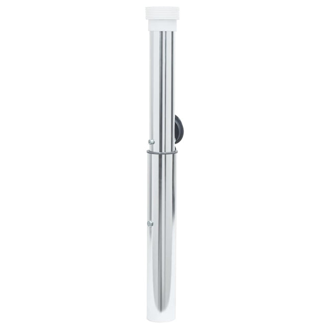 nedgravet parasolholder til 40-50 mm stang aluminium sølvfarvet