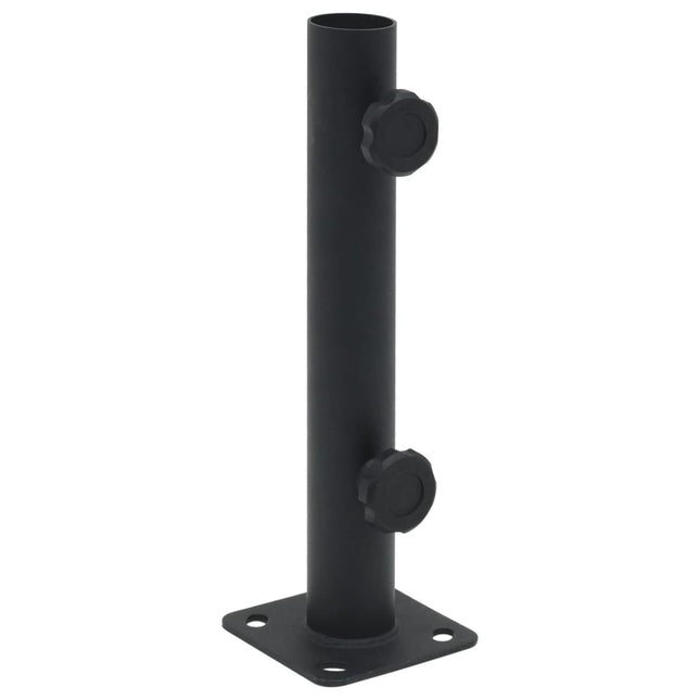 parasolholder til Ø32/34/38 mm stang stål matsort