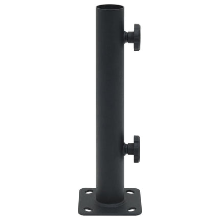 parasolholder til Ø32/34/38 mm stang stål matsort