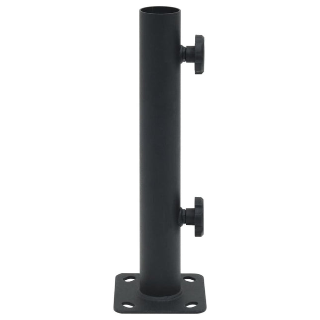 parasolholder til Ø32/34/38 mm stang stål matsort