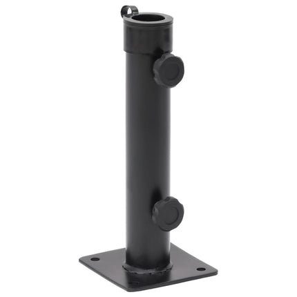 parasolholder til Ø38/48 mm stang stål matsort