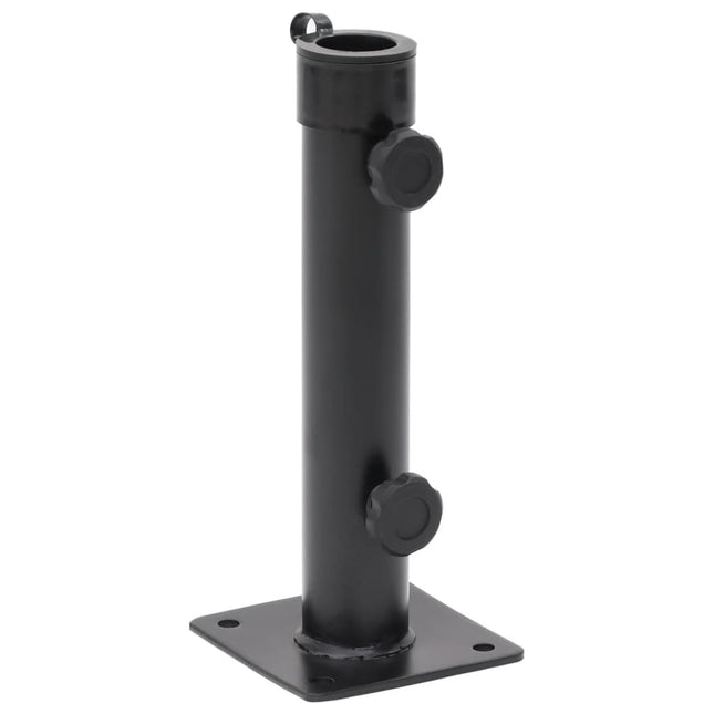 parasolholder til Ø38/48 mm stang stål matsort