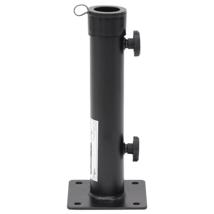 parasolholder til Ø38/48 mm stang stål matsort