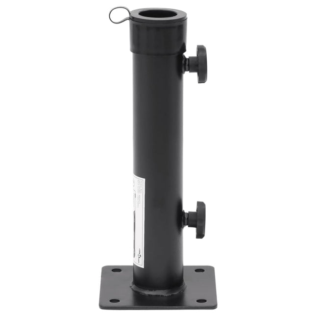parasolholder til Ø38/48 mm stang stål matsort