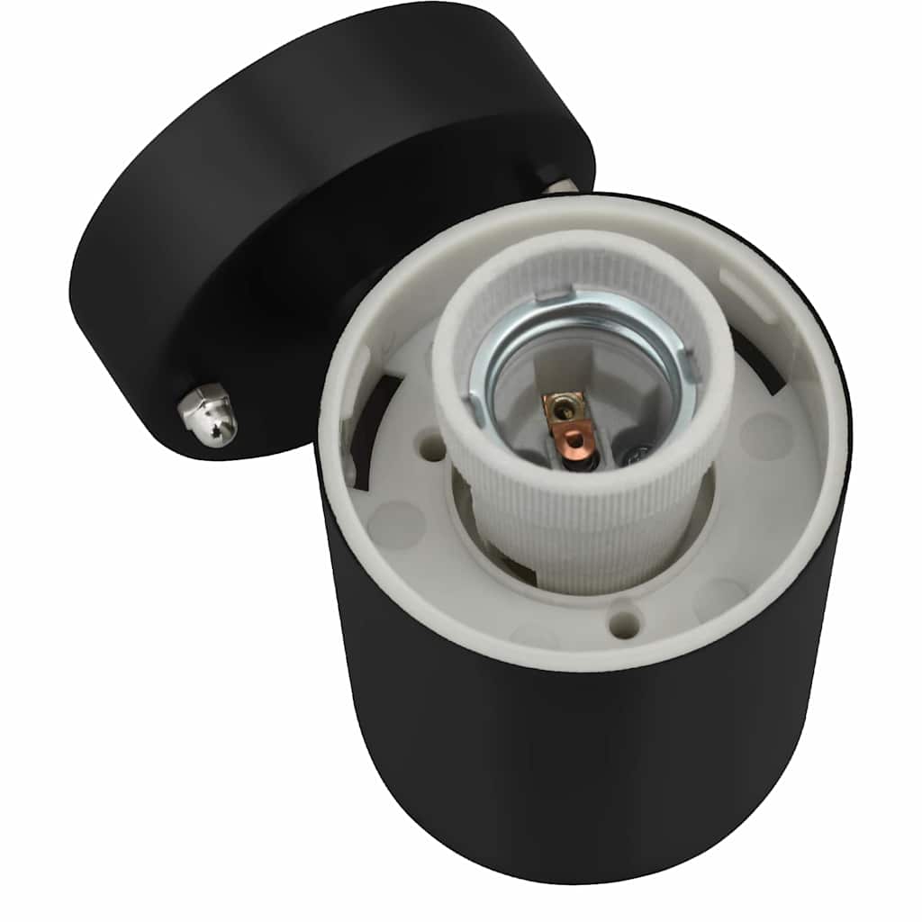 Udendørs væglamper 2 pcs Sort 12 x 7.5 x 27 cm Rustfrit stål