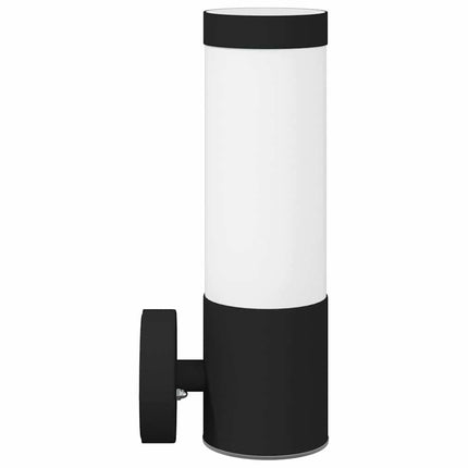 Udendørs væglampe 2 pcs Sort 12 x 8,5 x 27 cm