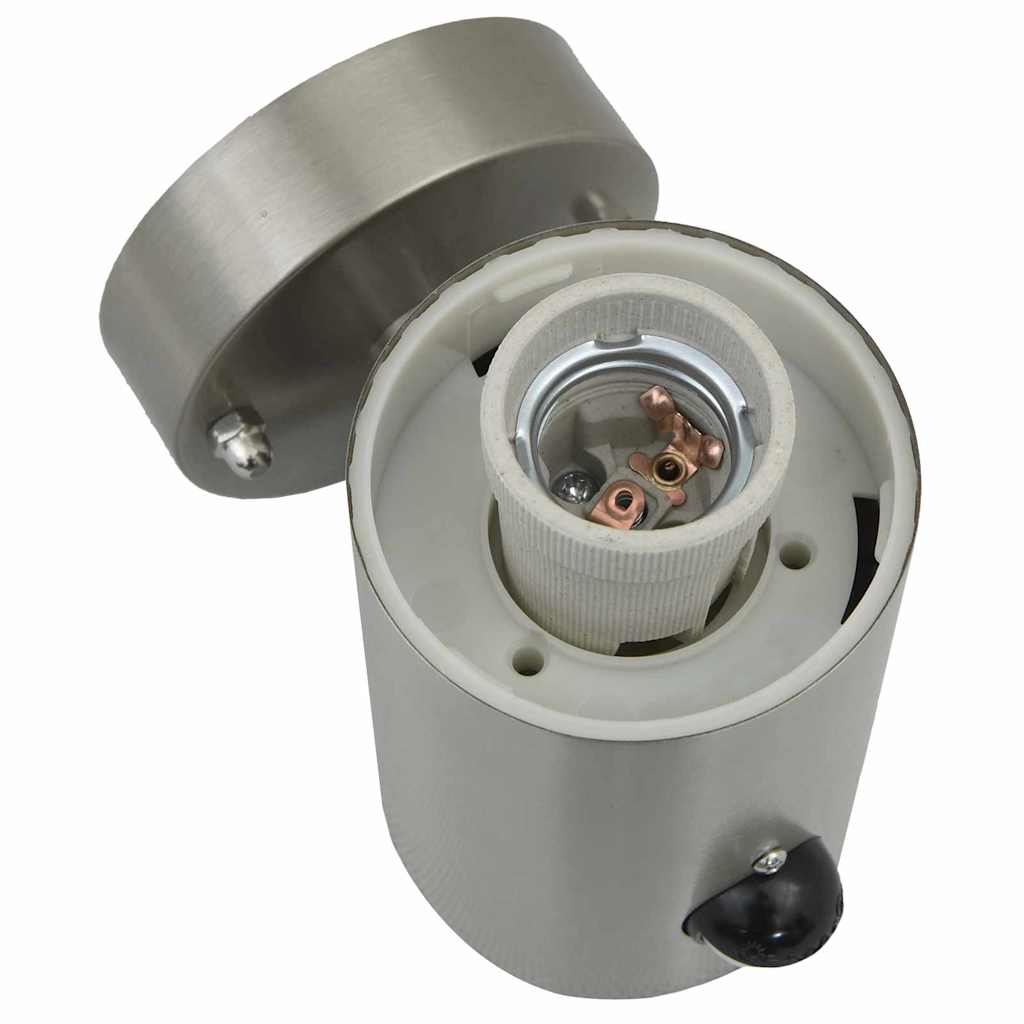 Udendørs væglamper 2 pcs Sølv 12 x 7.5 x 29 cm Rustfrit stål