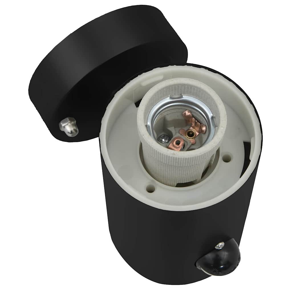 Udendørs væglamper 2 pcs Sort 12 x 7.5 x 29 cm Rustfrit stål