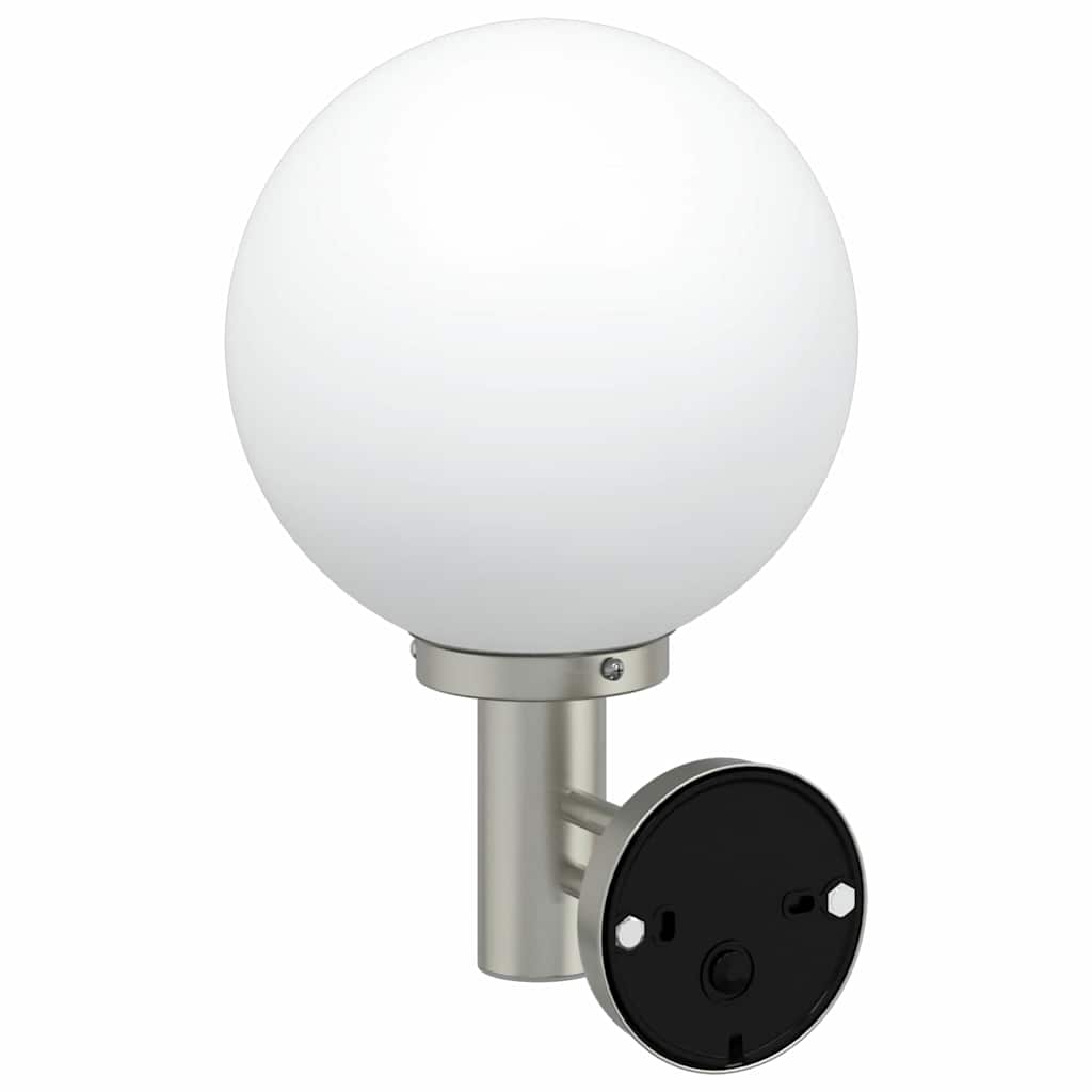 Udendørs væglampe Sølv 28 x 25 x 38 cm Rustfrit stål