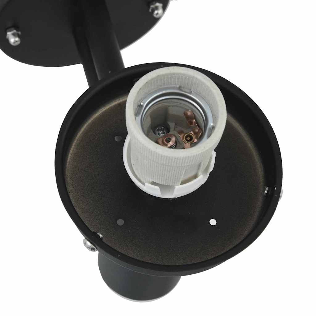 Udendørs væglamper 2 pcs Sort 28 x 25 x 38 cm Rustfrit stål