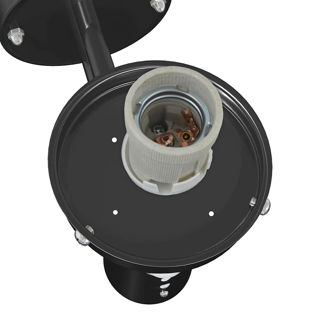 Udendørs væglamper 2 pcs Sort 28 x 25 x 38 cm Rustfrit stål