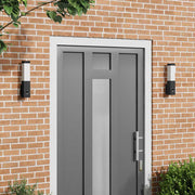 Udendørs væglamper 2 pcs Sort 10.5 x 6 x 35 cm Rustfrit stål