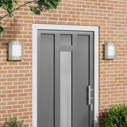 Udendørs væglamper 2 pcs Sølv 23.5 x 10.5 x 26 cm Rustfrit stål