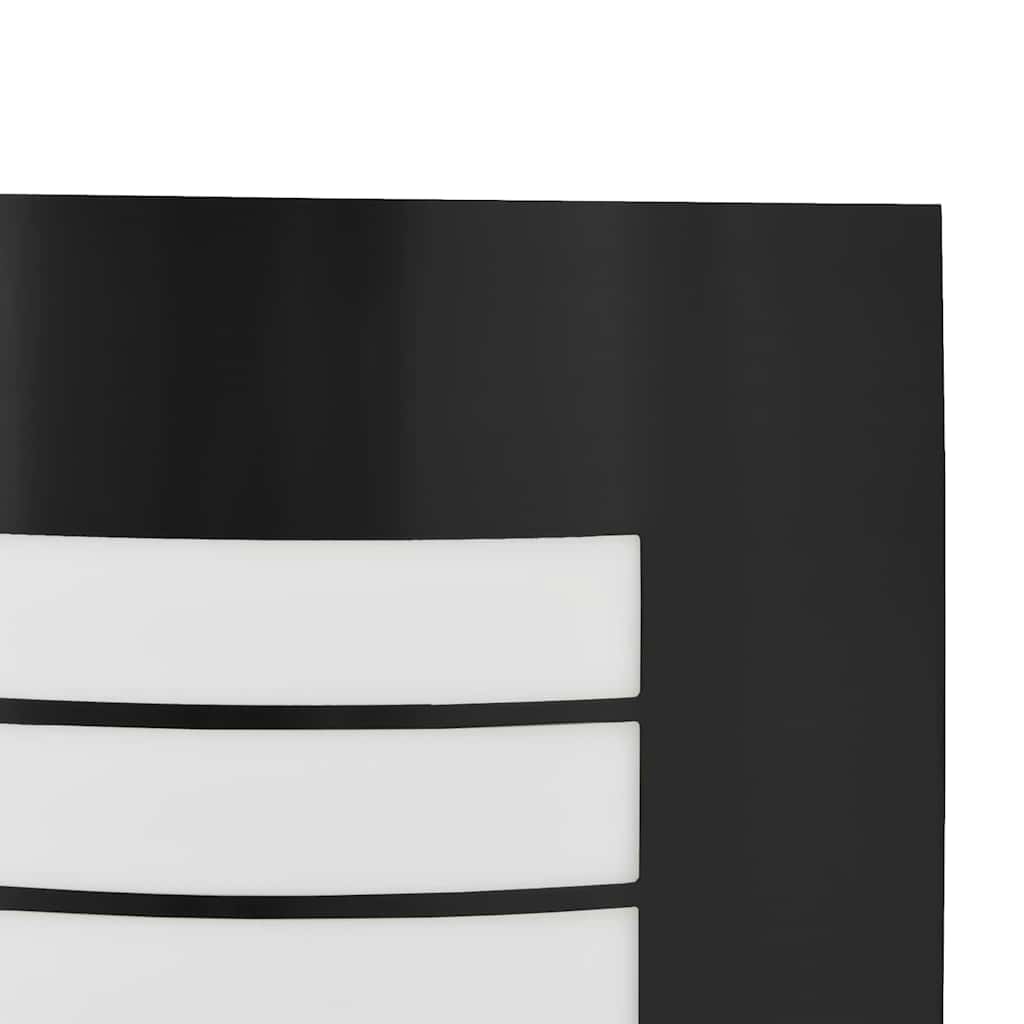 Udendørs væglampe Sort 23.5 x 10.5 x 26 cm Rustfrit stål