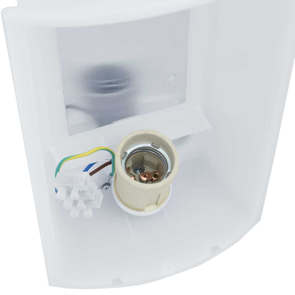 Udendørs væglampe Sort 23.5 x 10.5 x 26 cm Rustfrit stål