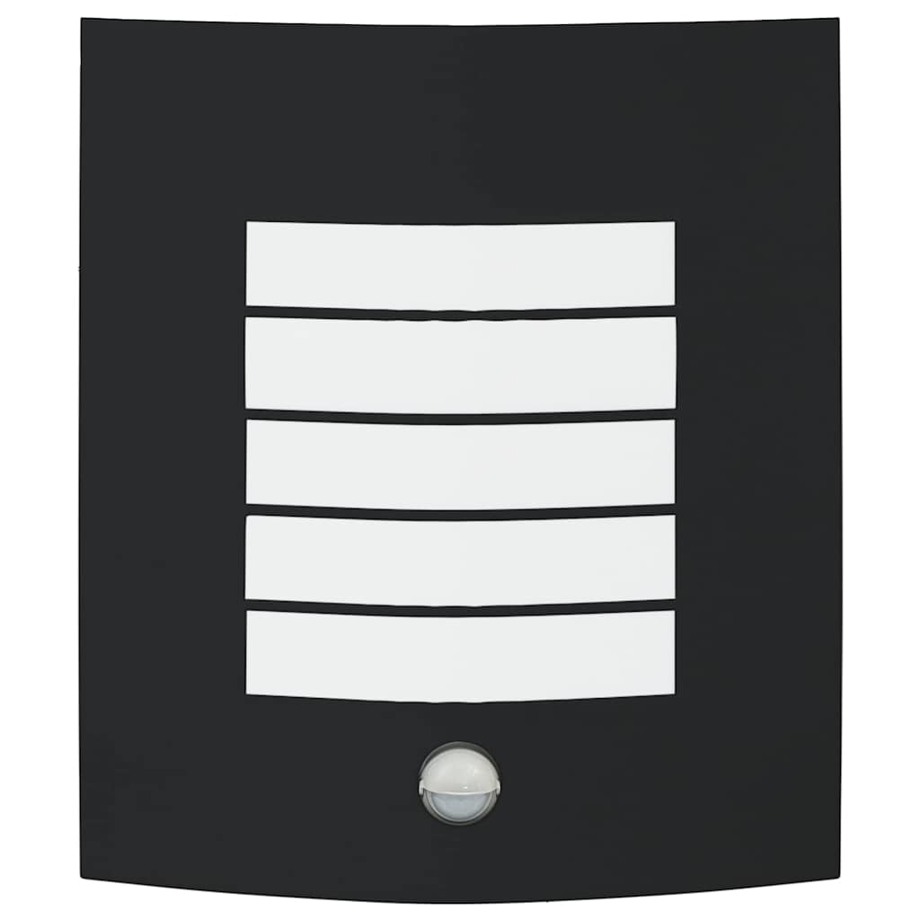 Udendørs væglamper 2 pcs Sort 23.5 x 10.5 x 26 cm Rustfrit stål