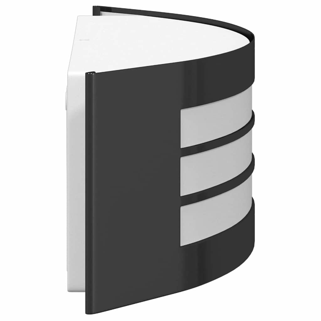 Udendørs væglampe Sort 32 x 10 x 10 cm Rustfrit stål