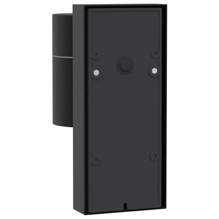 Udendørs væglampe 2 pcs Sort 6,5 x 10,5 x 16 cm