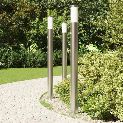 pullertlamper med sensor 3 stk. 110 cm rustfrit stål IP44
