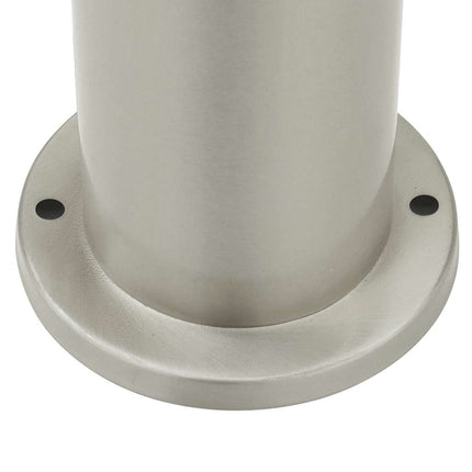 pullertlampe med stikkontakt 50 cm rustfrit stål IP44
