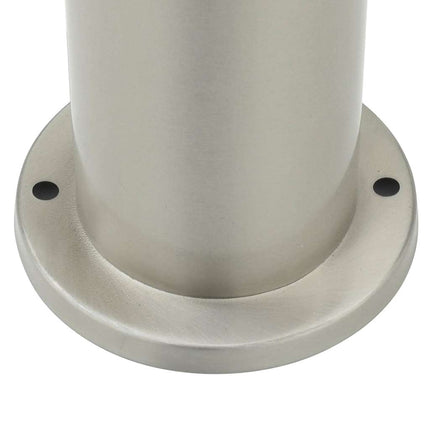 pullertlampe med stikkontakt 110 cm rustfrit stål IP44