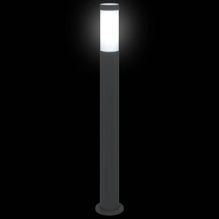 pullertlampe 80 cm rustfrit stål IP44