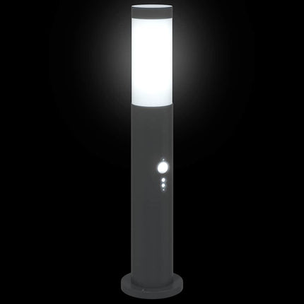 pullertlamper med sensor 3 stk. 50 cm rustfrit stål IP44