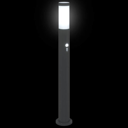 pullertlamper med sensor 3 stk. 80 cm rustfrit stål IP44