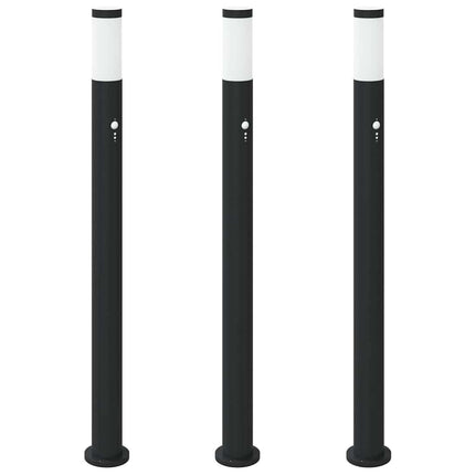 pullertlamper med sensor 3 stk. 110 cm rustfrit stål IP44