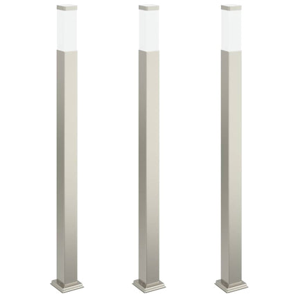 pullertlamper 3 stk. 110 cm rustfrit stål IP44