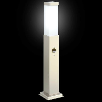pullertlampe med sensor 50 cm rustfrit stål IP44