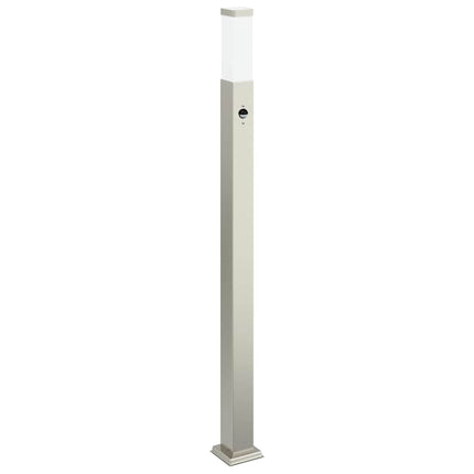 pullertlampe med sensor 110 cm rustfrit stål IP44
