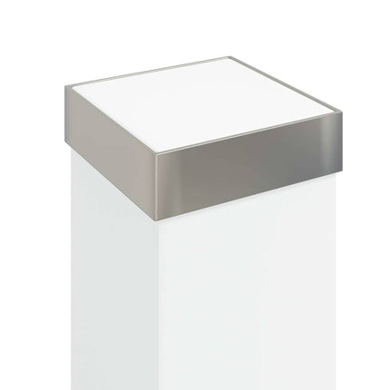 pullertlampe med stikkontakt 110 cm rustfrit stål IP44