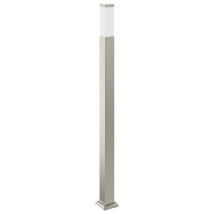 pullertlampe med sensor og stikkontakt 110 cm rustfrit stål IP44
