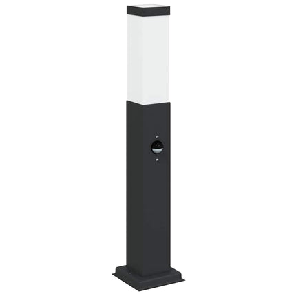 pullertlampe med sensor 50 cm sort IP44