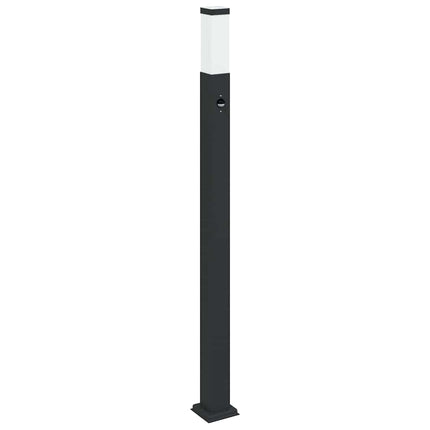 pullertlampe med sensor 110 cm sort IP44