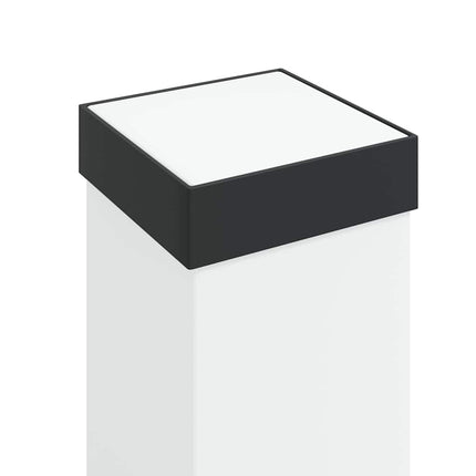 pullertlamper med sensor og stikkontakt 3 stk. 110 cm sort IP44