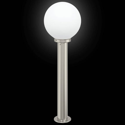 pullertlampe 80 cm rustfrit stål IP44