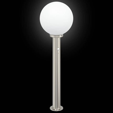 pullertlampe med sensor 80 cm rustfrit stål IP44