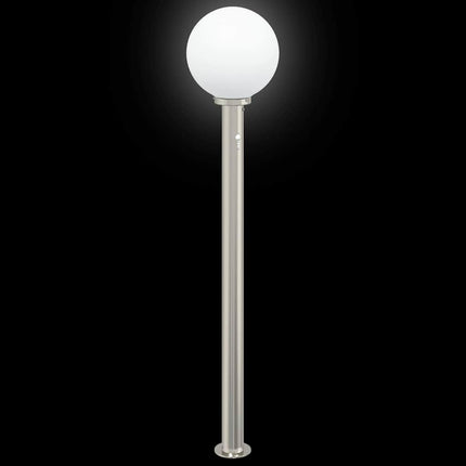 pullertlampe med sensor 120 cm rustfrit stål IP44