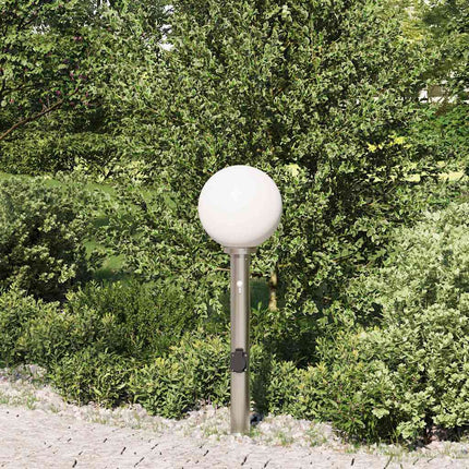 pullertlampe med sensor og stikkontakt 80 cm rustfrit stål IP44