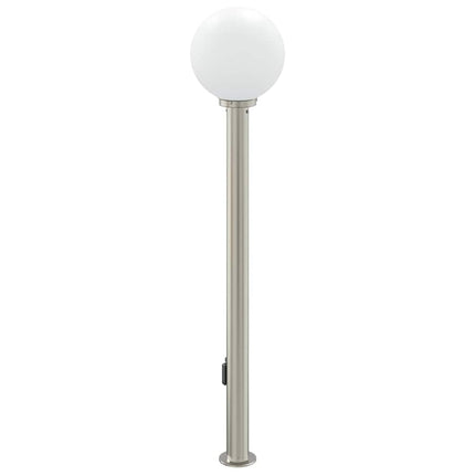 pullertlampe med sensor og stikkontakt 120 cm rustfrit stål IP44