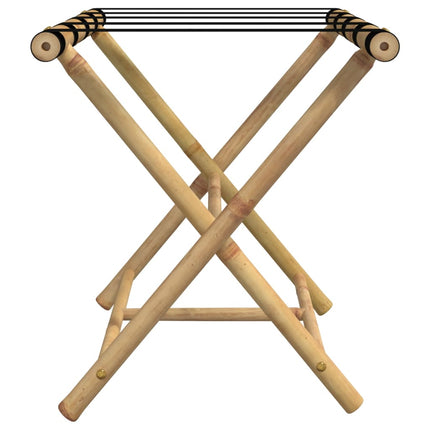kuffertbænk 62x42x50,5 cm foldbar bambus