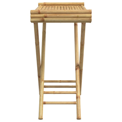 foldbart bakkebord 70,5x42,5x80 cm bambus